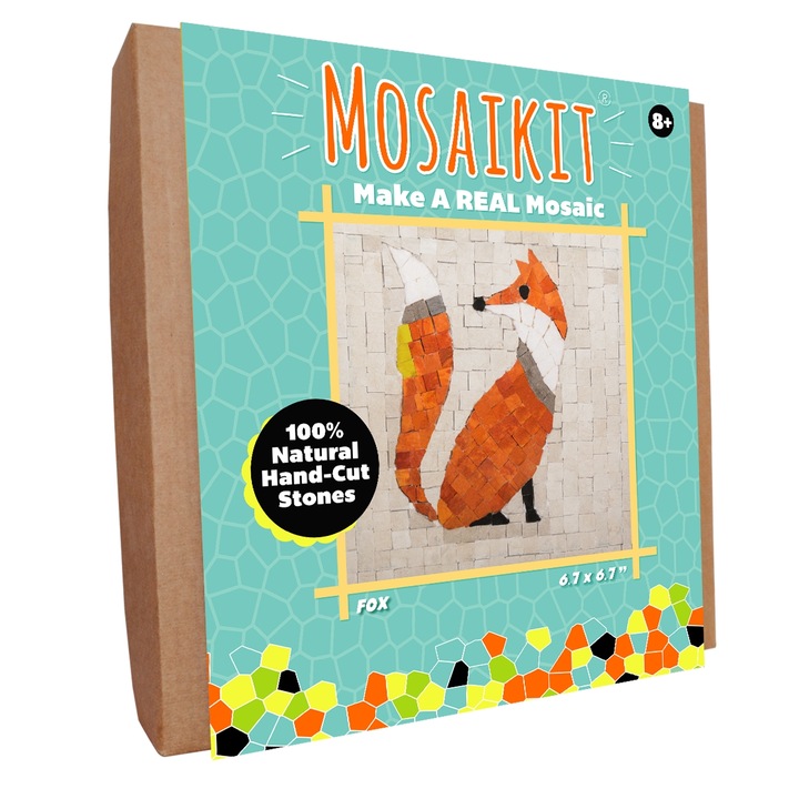 Mozaica Arta Creativa MOSAIKIT, Neptune Mozaic, Vulpe, Set