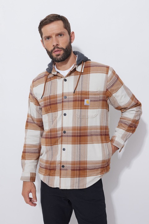 Camasa barbati Carhartt, flanel, Maro, S