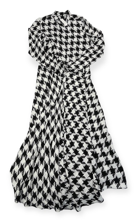 Rochie pentru femei Ann Taylor cu maneca lunga, Viscoza, Alb/Negru, 34 EU