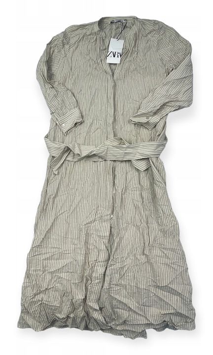 Rochie de dama Zara, Bumbac, Gri, XS INTL