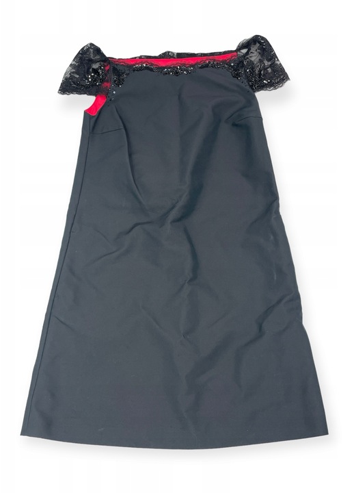 Rochie eleganta scurta de dama DSQUARED2, Poliester, Negru, 40 EU