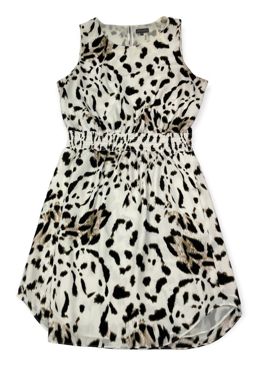 Rochie dama cu bretele VINCE CAMUTO, Poliester, Alb/Negru, M-L INTL