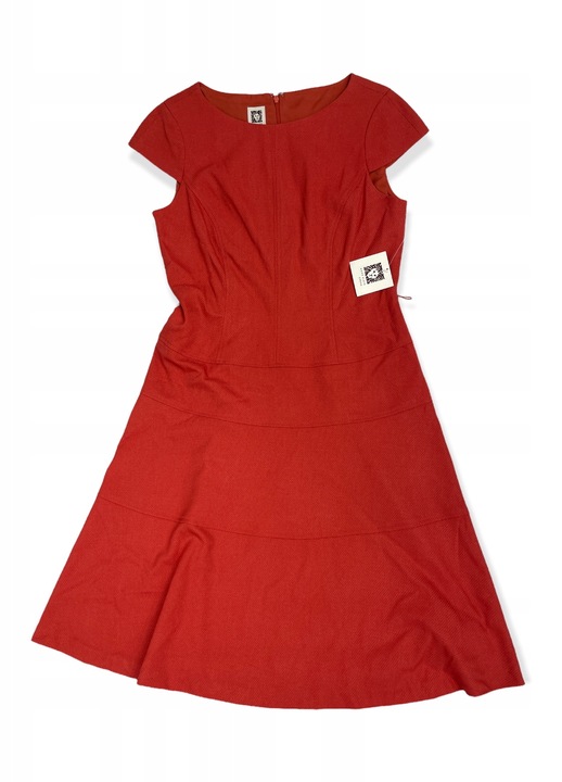 Rochie de dama ANNE KLEIN, Poliester, Rosu, M INTL