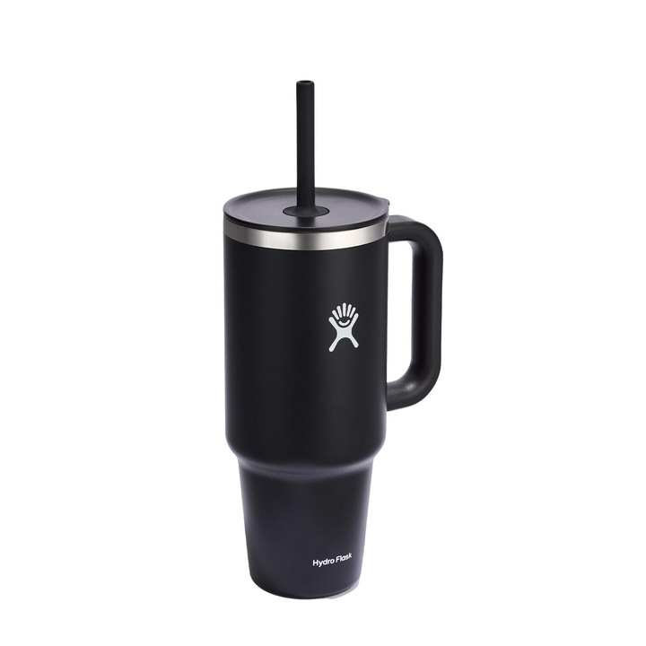 Termos cu pai Hydro Flask, Otel inoxidabil, Negru, 1183 ml