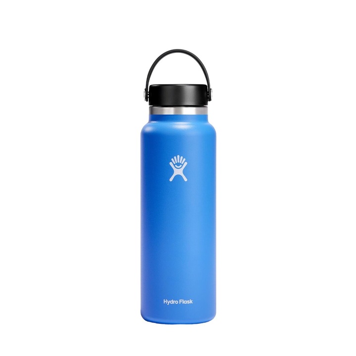 Termos de apa, Hydro Flask, Otel inoxidabil, 1183 ml, Albastru