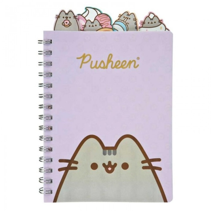 Caiet cu spirala decorativ A5 Pusheen PUSE0597