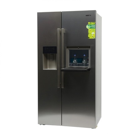 Side by side Beko GN162430X, No Frost, 529 l, Clasa A++, H 182 cm, Minibar, Inox