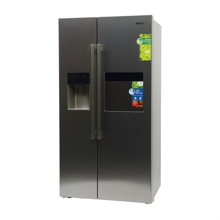 Side by side Beko GN162430X, No Frost, 529 l, Clasa A++, H 182 cm, Minibar, Inox