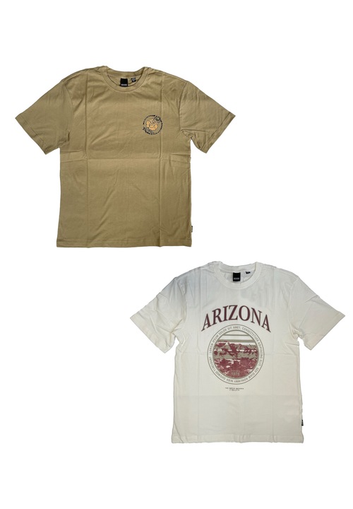 Only&Sons férfi pólók készlete, Fehér/Barna