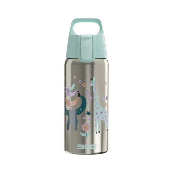 Sigg Shield One Jungle termosz palack, vákuumszigetelés, 0,5L