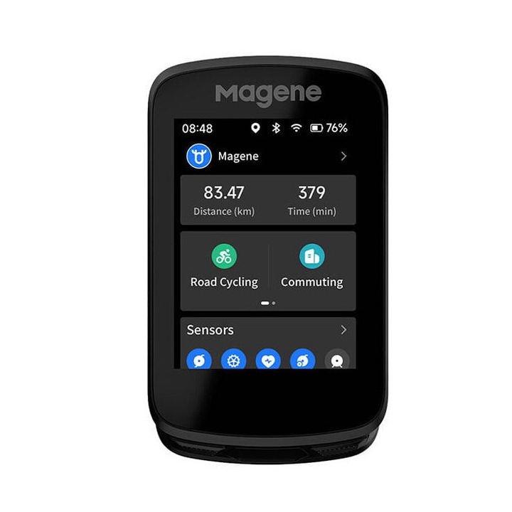 Cyclocomputer Magene C606, GPS, érintőképernyő 2.8", vízálló, 97x57x17.6mm