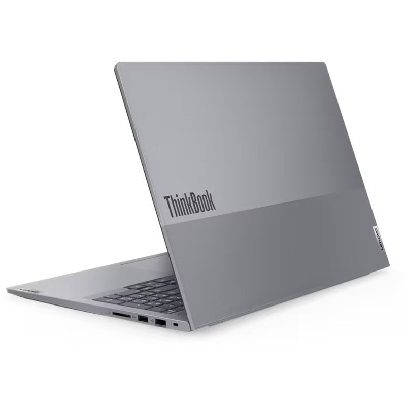 Laptop Lenovo 16'' ThinkBook 16 G6 IRL, WUXGA IPS, Procesor Intel® Core™ i5-1335U (12M Cache, up to 4.60 GHz), 64GB DDR5, 4TB SSD, Intel Iris Xe, No OS, Arctic Grey