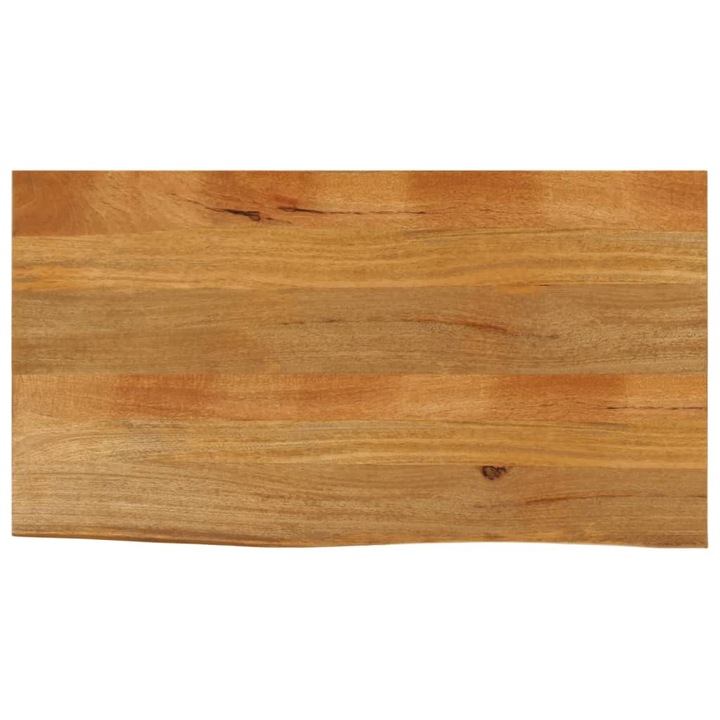 Blat de masa contur organic 110x60x2 vidaXL,5 cm lemn masiv de mango 10.69 kg