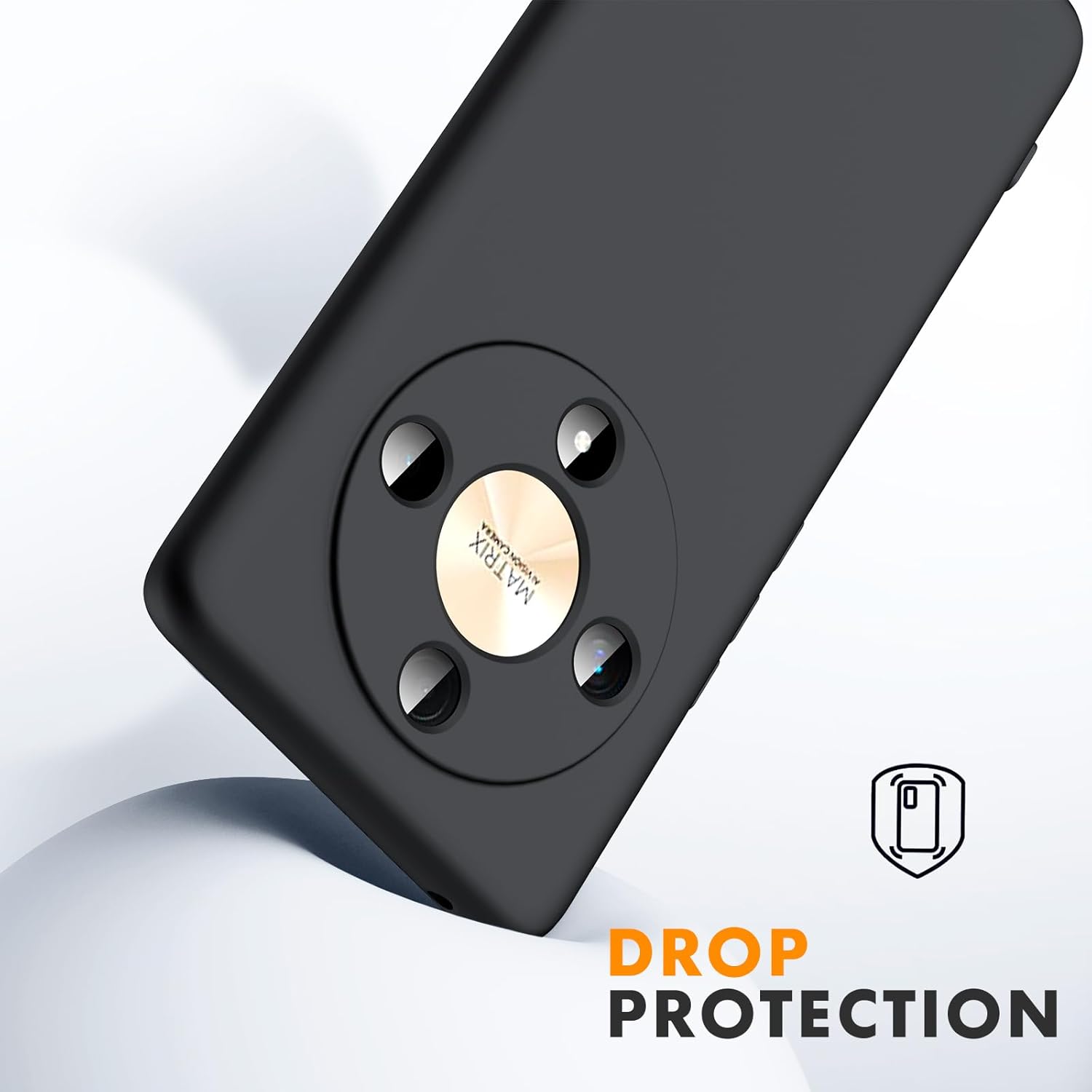 Husa pentru Honor Magic 8 Lite Liquid Silicone, subtire, captusita cu microfibra, anti amprenta, protectie camera foto, negru