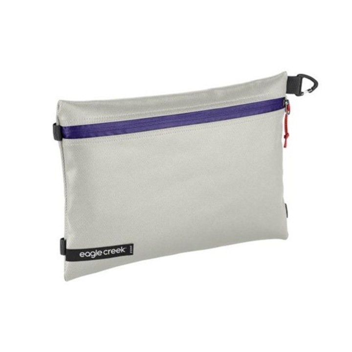 Portfard organizator de calatorie Eagle Creek Gear Pack It, 36x25cm, poliester 900D, argintiu, 7L