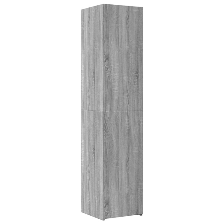 Dulap inalt vidaXL, gri sonoma, 40x42,5x185 cm, lemn prelucrat, 19.8 kg