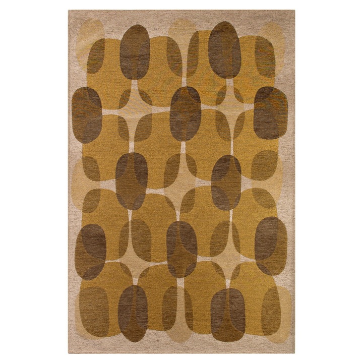 Modern belga szőnyeg, Home Vista, Louis de Poortere 9448, bézs/barna, 200x280 cm