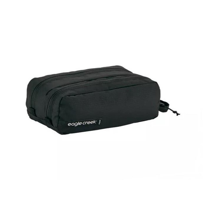 Eagle Creek Reveal Quick Trip utazó piperetáska, vízálló, polietilén, fekete, 25x10x14cm