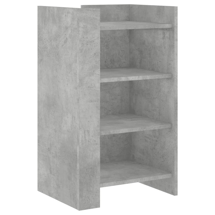 VidaXL betonszürke szerelt fa tálalószekrény 45 x 35 x 75 cm 14.2 kg