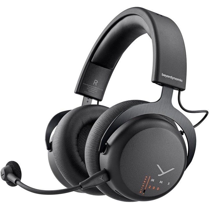 PC/játékos fejhallgató Beyerdynamic MMX 200 WIRELESS Fekete