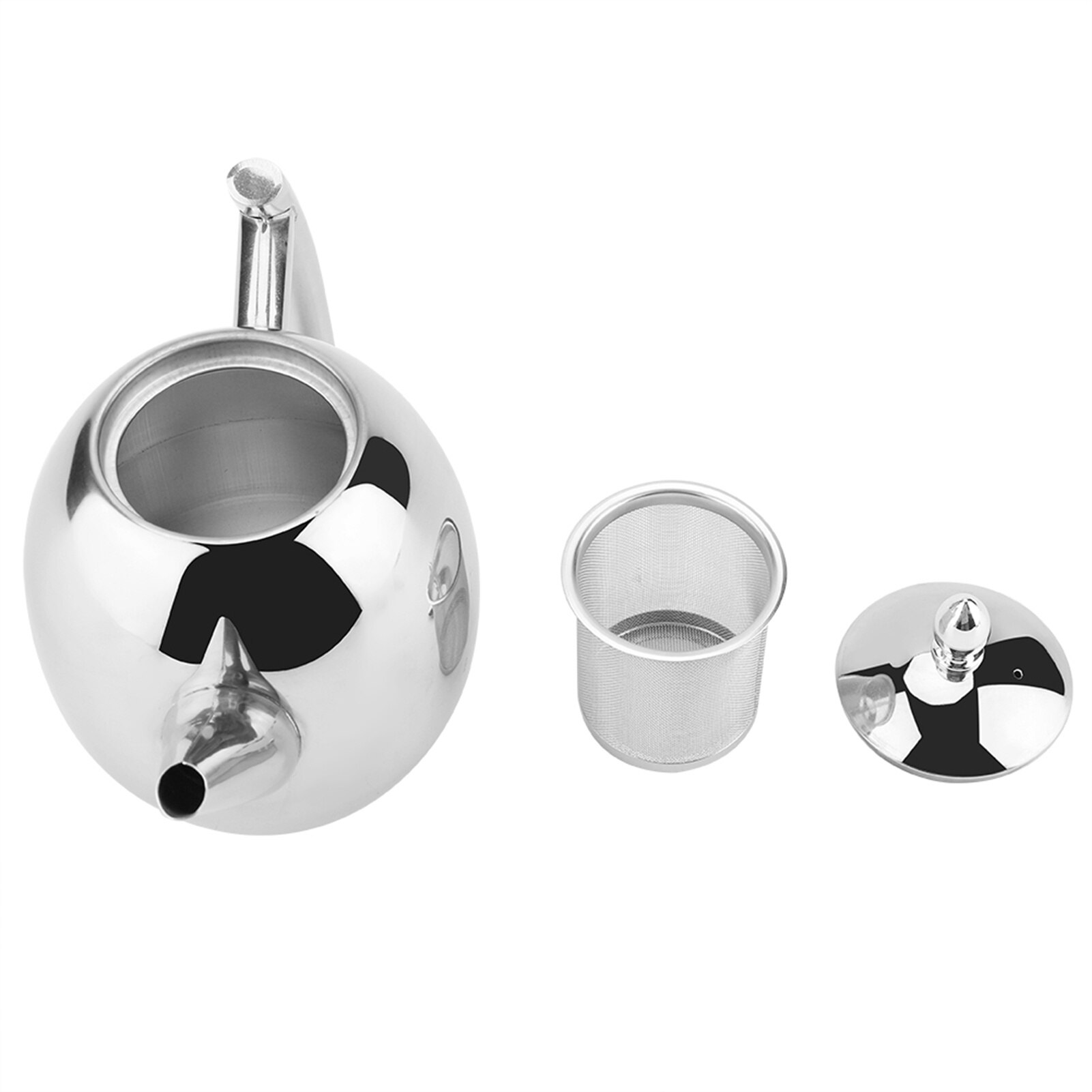 Infuzor Protostics Ceainic cu infuzor, inox, 1500ml, argintiu, 20x21.5x7.4cm - eMAG.ro