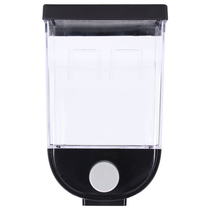 Dozator sapun, QttvbTna, montare perete, negru, 9.5x11.5x19.5cm