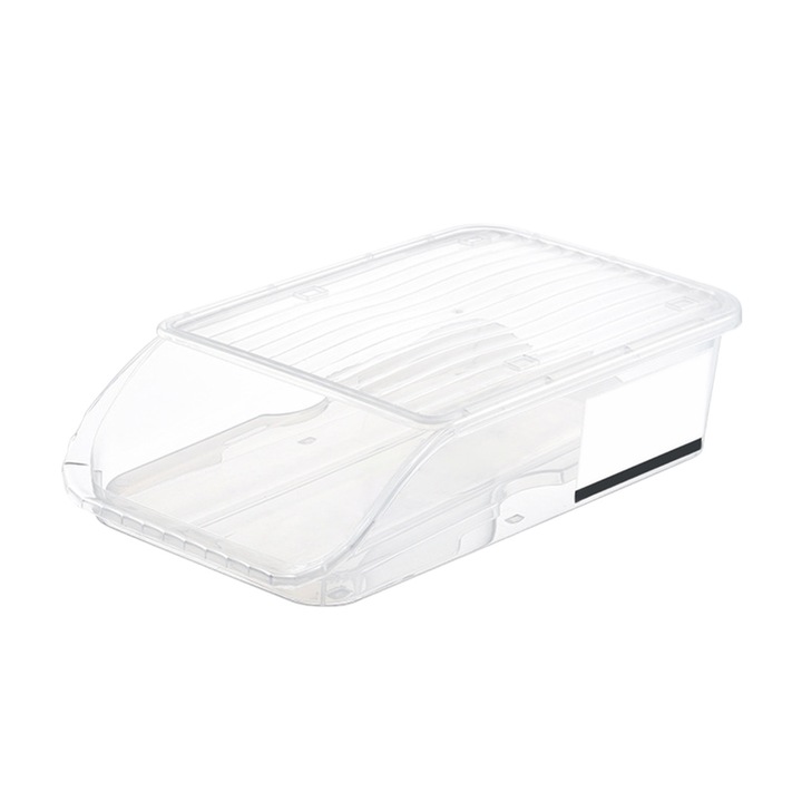 Enforose tojásdoboz, átlátszó kivitel, strapabíró PP anyag, helytakarékos, 30x15x10cm