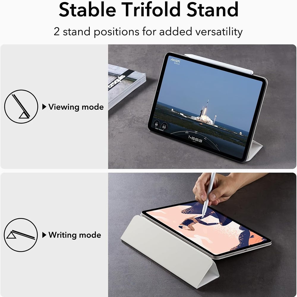 Husa pentru Apple iPad Air 11 (2024) / Air (2022) / Air (2020) / Pro 11 (2018), ESR, Rebound, Alba