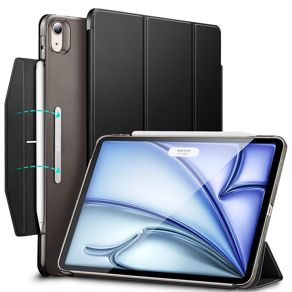 Husa pentru iPad Air 13 (2024) - ESR Ascend Trifold - Frosted Negru