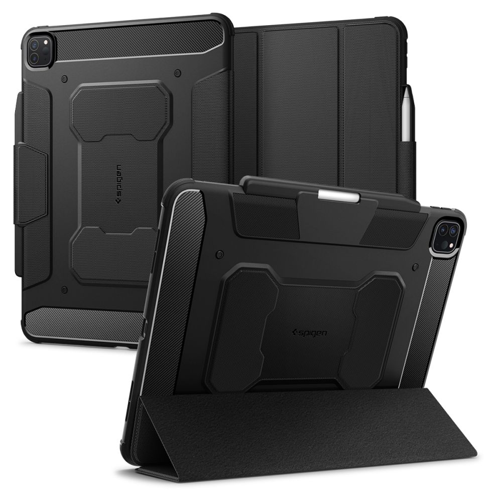 Husa Spigen Rugged Armor Pro compatibila cu iPad Pro 13 inch 2024 Black