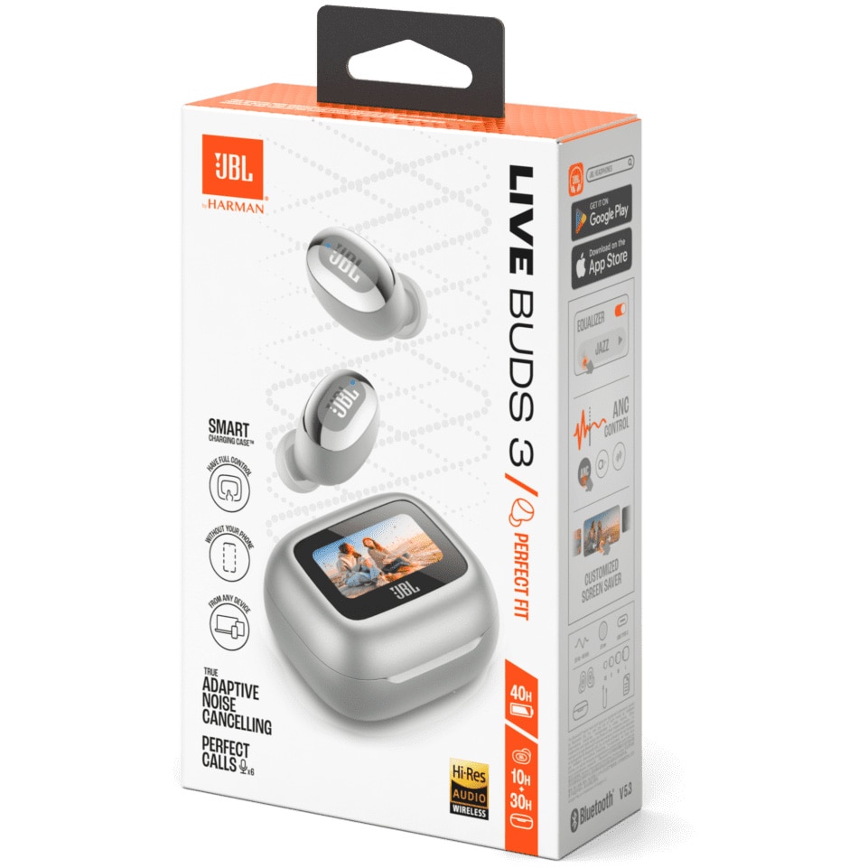 Casti In-Ear JBL Live Buds 3, Hi-Res, Smart Case, True Adaptive NC