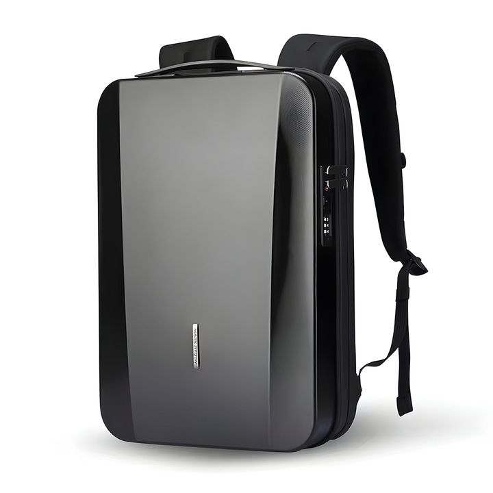 Rucsac barbati Mark Ryden Smart, Laptop de 17.3, rezistent la apa USB si micro USB, TSA, MR7917 Negru