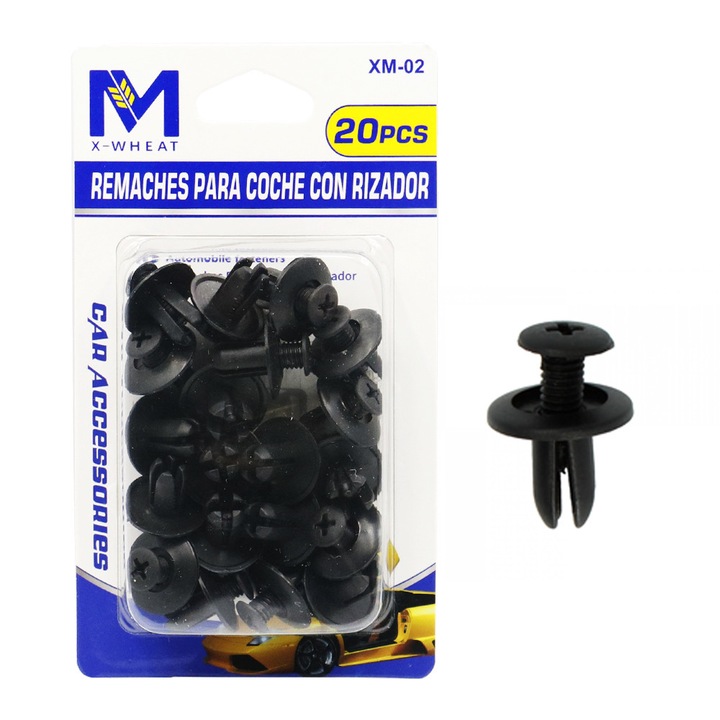 Set 20 Cleme Plastice pentru Autoturisme, Scule Multifunctionale, 0.031 kg