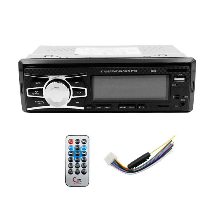 Radio auto Echosystema MY-6083, Bluetooth, USB - AUX - SD, 1 DIN, 22x17x9cm