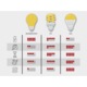 Tub neon, Videx, Plastic/Aluminiu, LED, 24 W, Alb