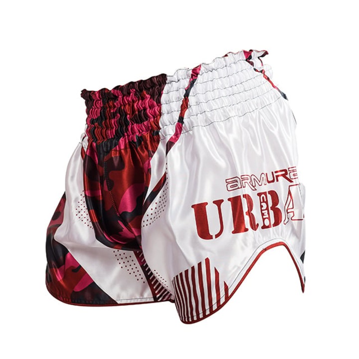 Short kickboxing ARMURA Urban Camo Rosu XXS