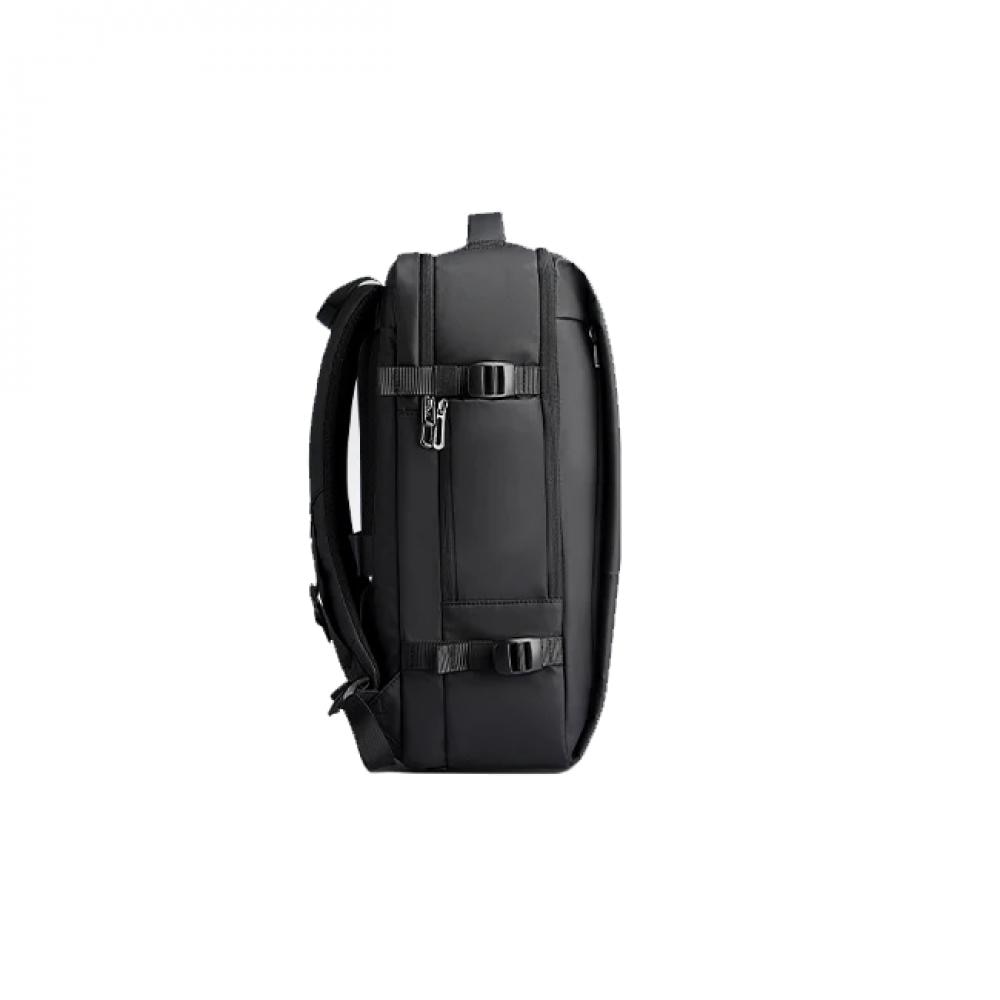 Rucsac, Mark Ryden, compatibil cu laptop 17.3 inch si tableta 11 inch, 30-45L, port USB, full impermeabil, sistem antifurt, unisex, spatios, multifunctional, negru