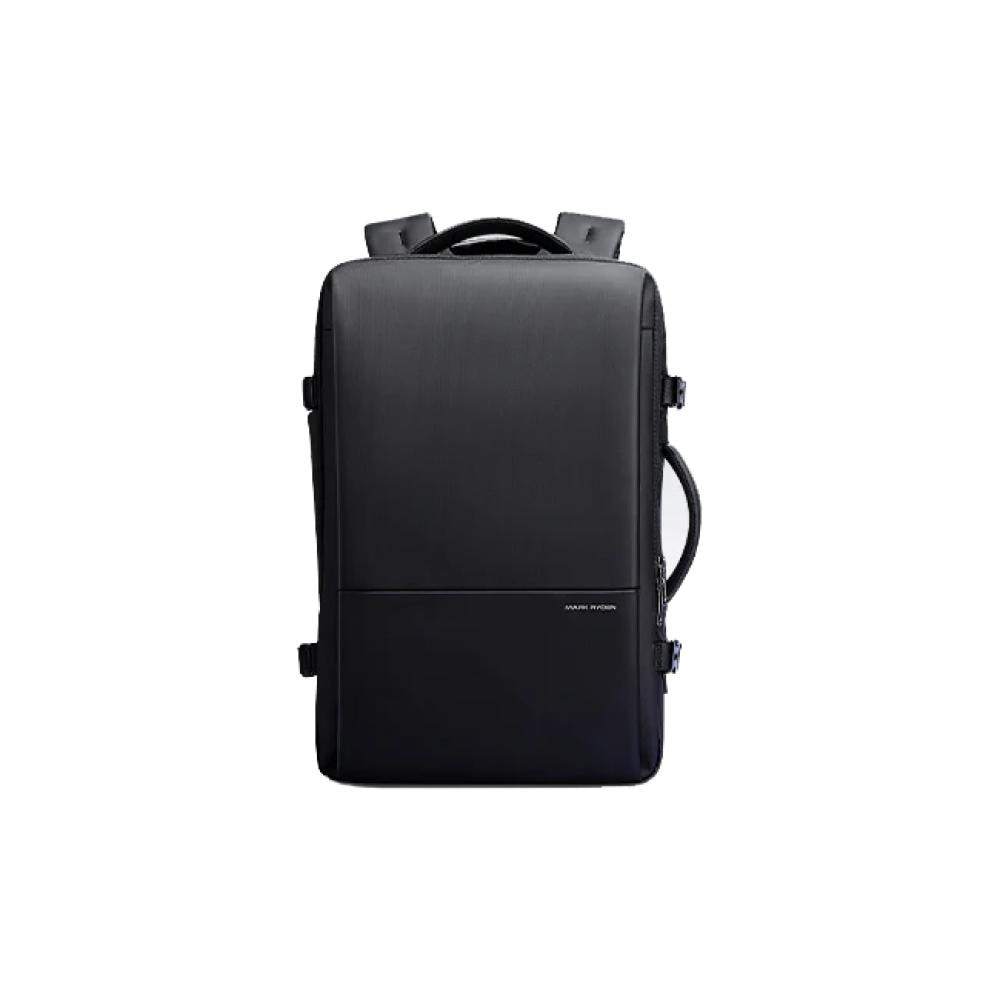 Rucsac, Mark Ryden, compatibil cu laptop 17.3 inch si tableta 11 inch, 30-45L, port USB, full impermeabil, sistem antifurt, unisex, spatios, multifunctional, negru