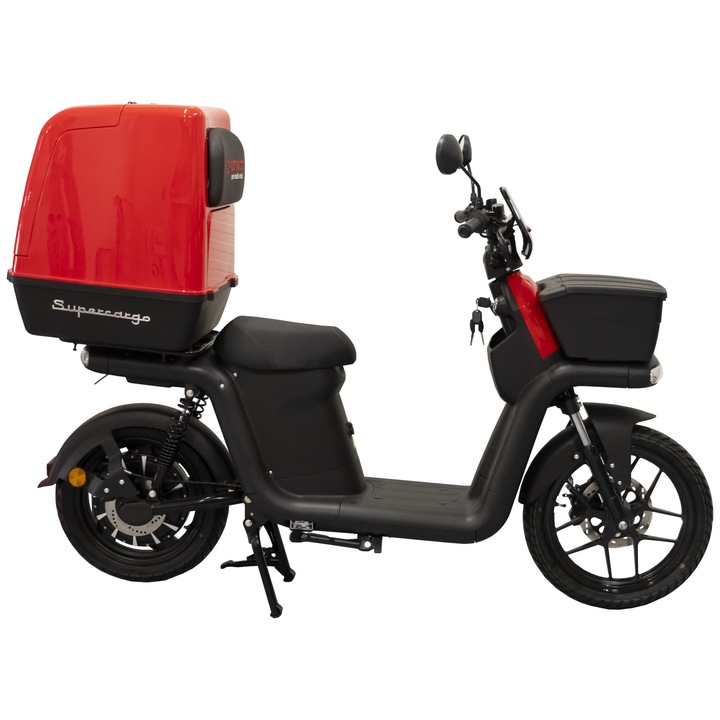 Scuter electric Rotakt Supercargo Putere Maxima Motor 3000w 45km/h autonomie 116km baterie Litiu-ion 60V 52Ah, Durata de incarcare 6-8h