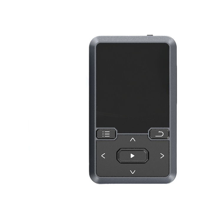 MP3 lejátszó, lépésszámláló, 32G memória, sport klip, multimédiás funkciók, fekete, Bluetooth kapcsolat
