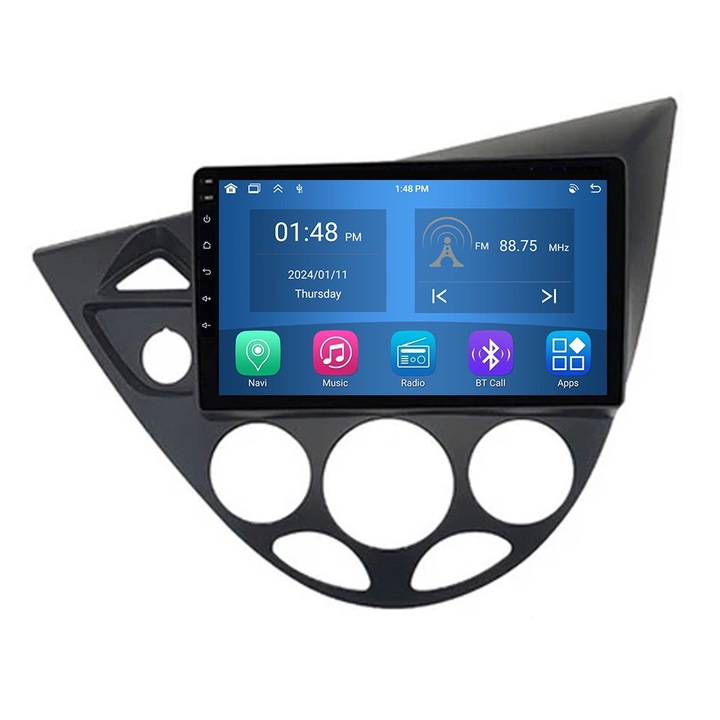 Roverone, GPS navigáció Ford Fiesta 1995-2001 Focus MK1 1998-2004 CarPlay Android Auto Stereo Radio Bluetooth 4GB RAM, 64GB ROM számára
