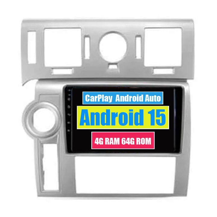 Navigatie GPS pentru Hummer H2 E85 2007-2009 CarPlay Android Auto Stereo Radio Bluetooth 4GB RAM, 64GB ROM