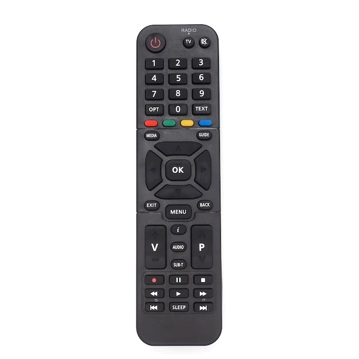 GSC ® дистанционно управление за сателитна телевизия, Compatible Focus Sat HD / UPC, C03600, черно