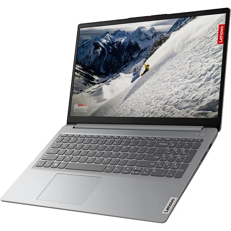 Laptop Lenovo IdeaPad 1 15ALC7 cu procesor AMD Ryzen™ 7 5700U pana la 4.3GHz, 15.6", Full HD, 8GB DDR4 RAM, 512GB SSD, AMD Radeon™ Graphics, No OS, Cloud Grey