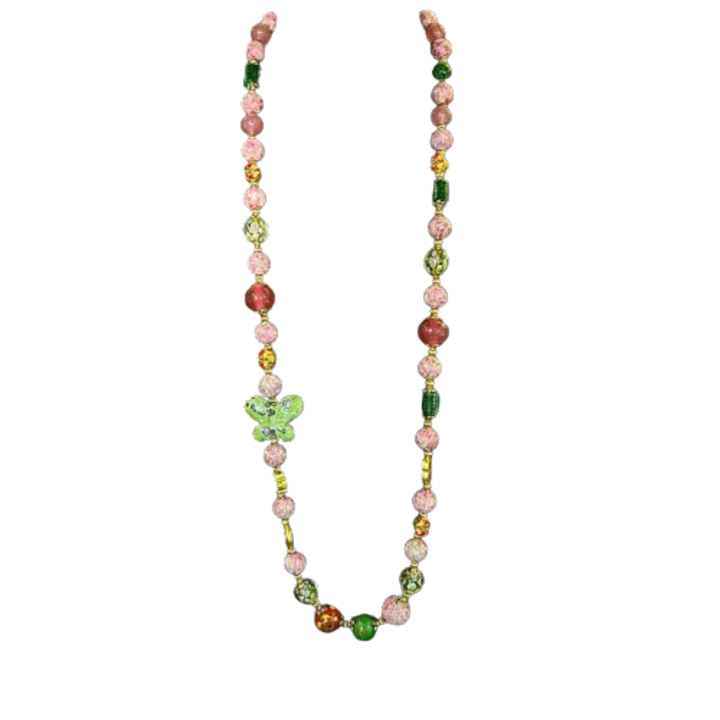 Colier dama, Sticla, Multicolor