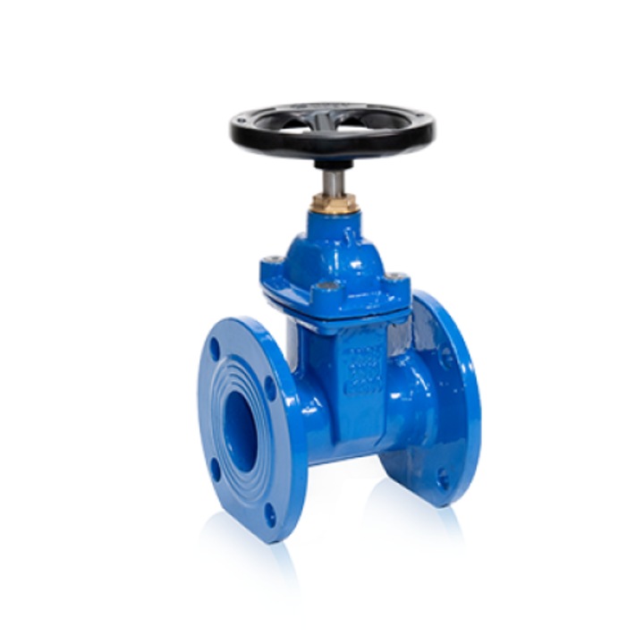 Robinet cu sertar pana corp plat cauciucat BBK, corp si sertar GGG50, etansare EPDM, actionare cu roata de manevra PN16 DN500