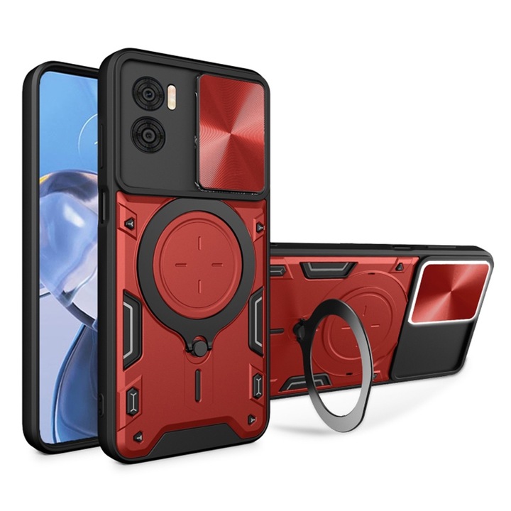 fixGuard CamGuard Pro tok Motorola Moto E22 / Moto E22i-hez - piros