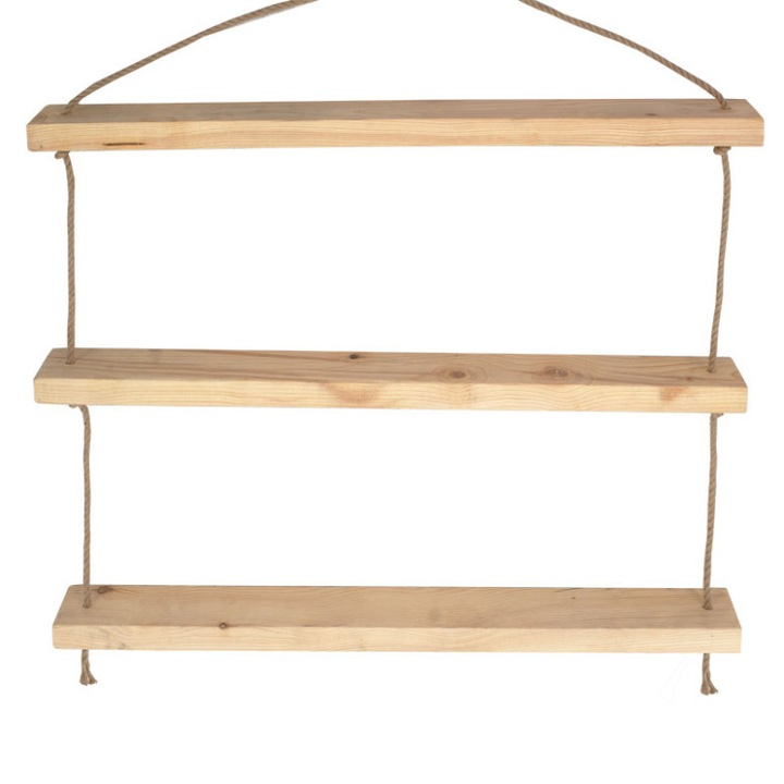 Polc, Pako World, RT-0068, barna, 99x9x125 cm