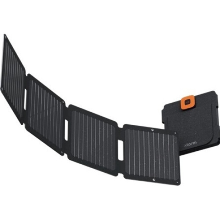 Incarcator solar portabil Xtorm 28W 2xusb Negru