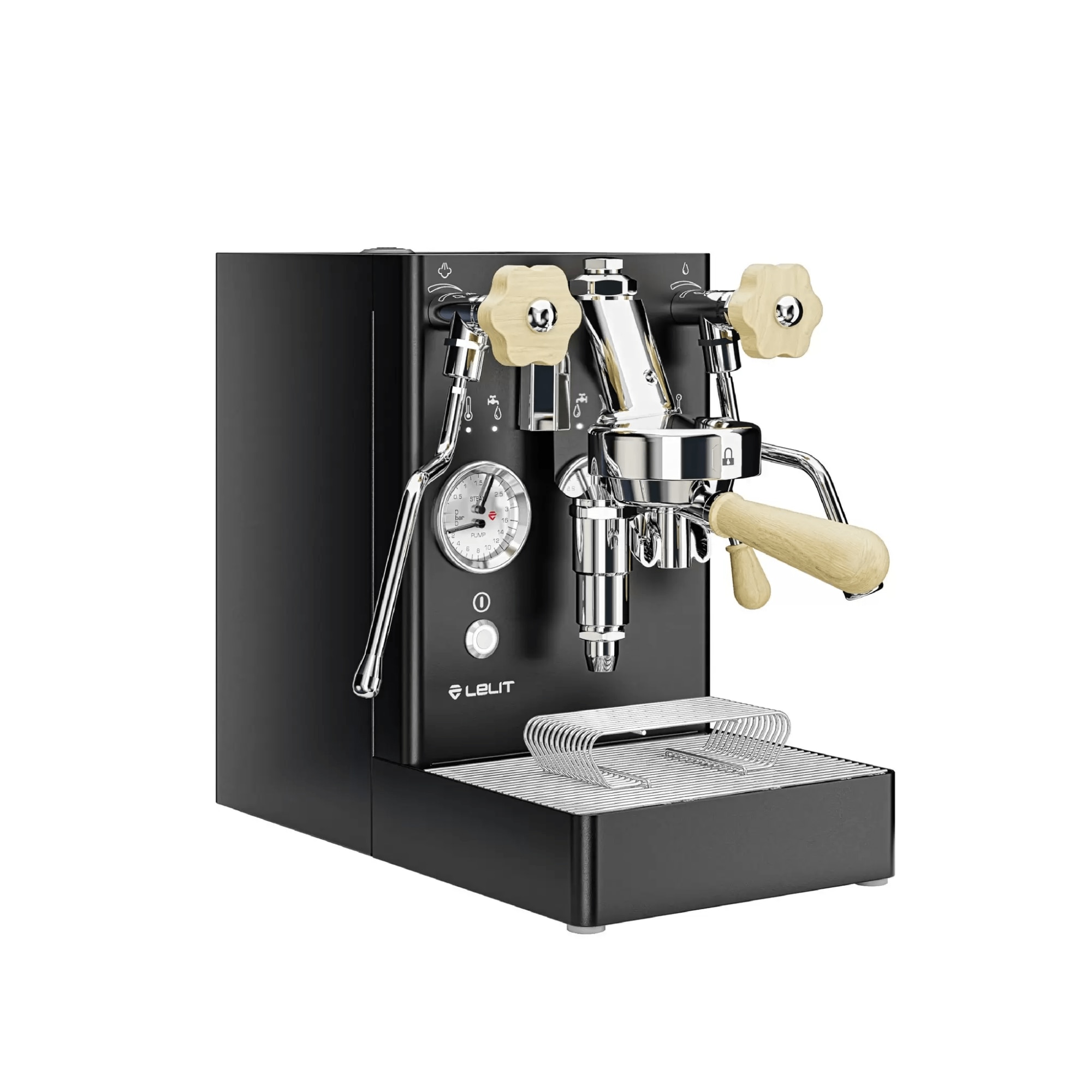 Espressor manual Lelit MaraX PL62X-EUCB, negru, grup L58E cu
